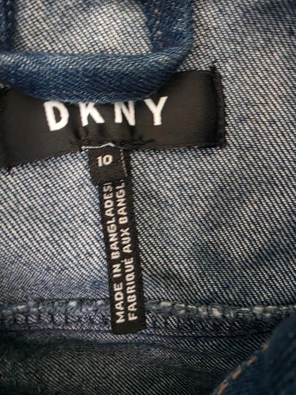 DKNY Girls Dark Denim Vest Size 10